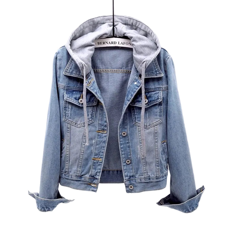 Women's Slim Hooded Casual Jacket | Lightweight Outerwear