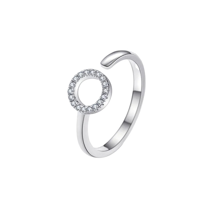 Sterling Silver Adjustable Ring | Women's Stackable Fine Jewelry