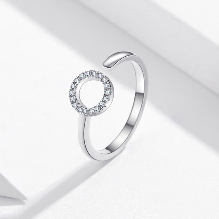 Sterling Silver Adjustable Ring | Women's Stackable Fine Jewelry