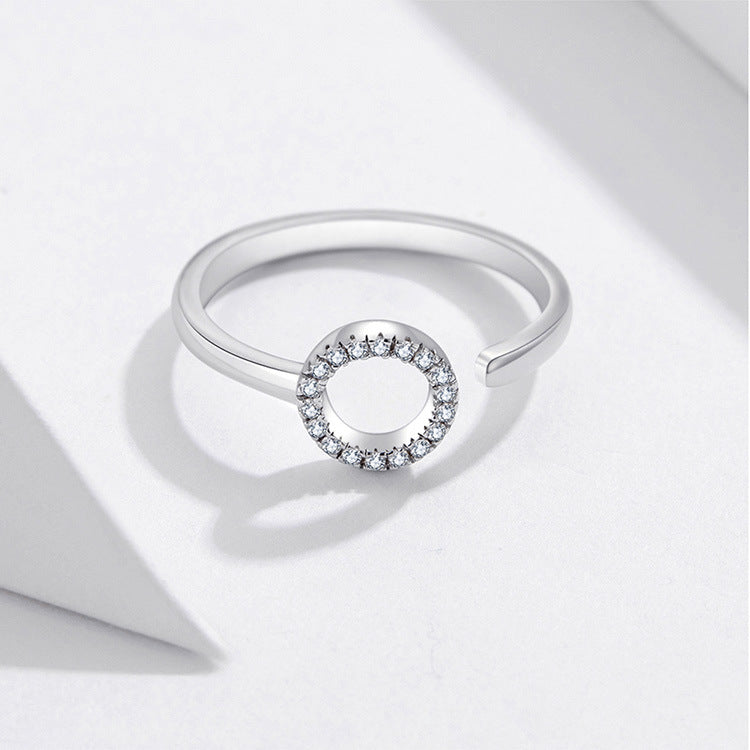 Sterling Silver Adjustable Ring | Women's Stackable Fine Jewelry