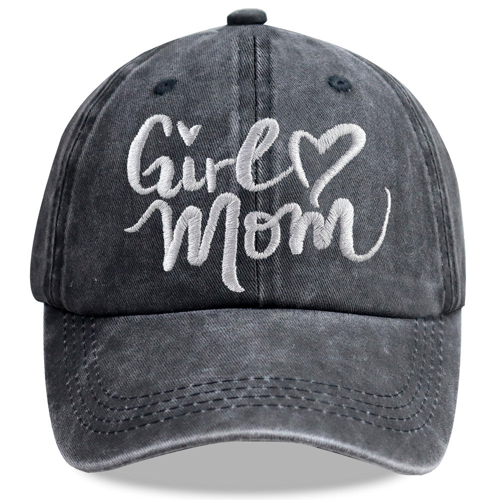 Girl Mom Baseball Cap | Cotton Mom Hat for Women