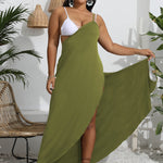 One-piece Irregular Beach Multi-Wear Cross-Strap Dress For Women