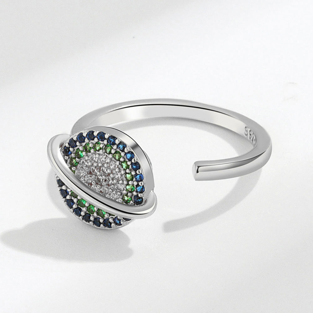 Planet Rotating Ring | European American Design Sense Jewelry