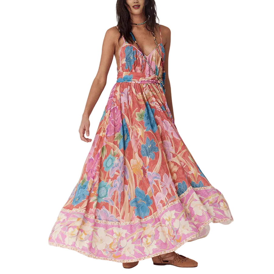 Loose Positioning Print Slip Dress | Women's Casual Graphic Dress
