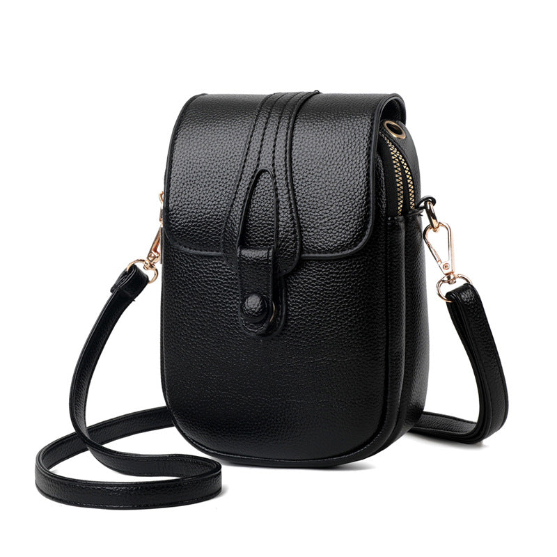 Black  phone crossbody bag