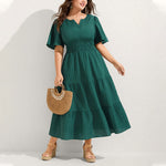 Resort-style Plus-size Dress For Women